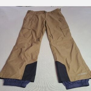 Columbia Men's Tan and Black Cargo Pants